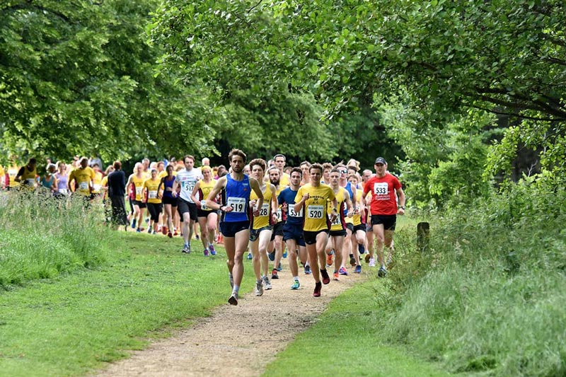Start of 4 mile Race. Photo Abingdon A.C.